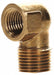 Reducing Street Elbow Brass 1/2 x 3/8 in