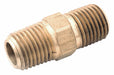 Hex Nipple Brass 1/4 in Pipe Size MNPT