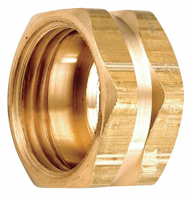 Garden Hose Repair Fitting Brass 3/4 GHT
