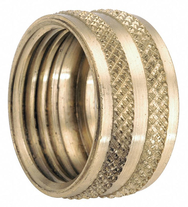 Garden Hose Repair Fitting Brass 3/4 GHT