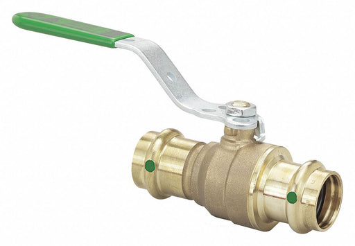 Manual 2-Way Ball Valve Press Bronze