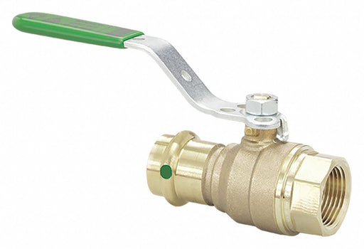 Manual 2-Way Ball Valve Press Bronze
