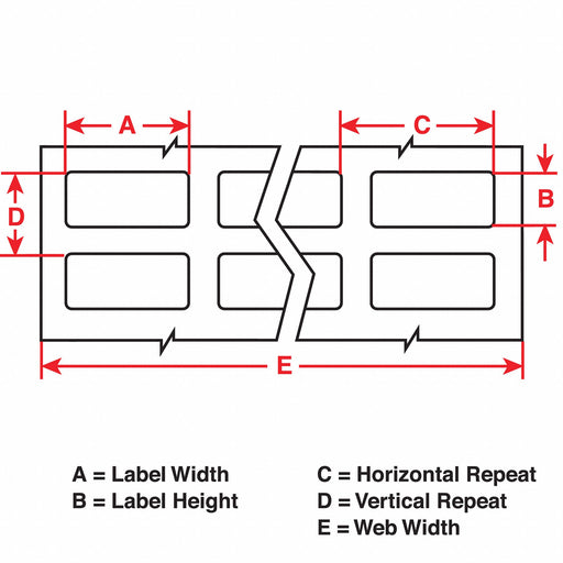 Thermal Transfer Printer Labels Amber