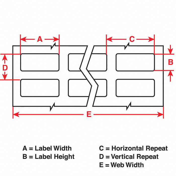 Thermal Transfer Printer Labels Amber
