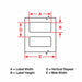 Therm Trans Label VinylCloth 0.75x0.75