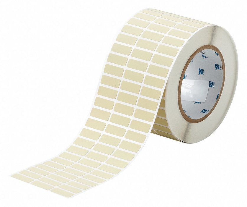 Pre-Cut Label Stock Roll Yellow Matte