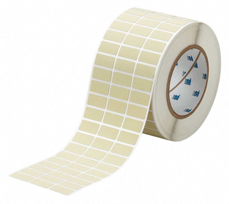 Pre-Cut Label Stock Roll Yellow Matte
