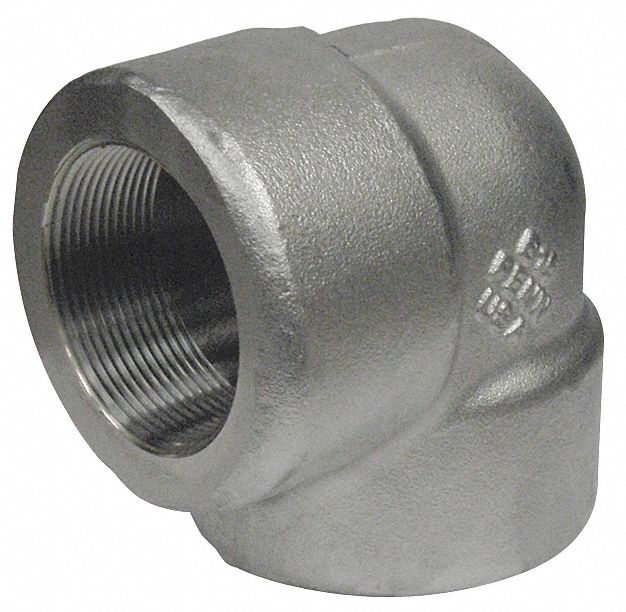 90 Elbow 316/316L SS 1 1/2 in FNPT