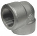 90 Elbow 304/304L SS 2 in Class 3000