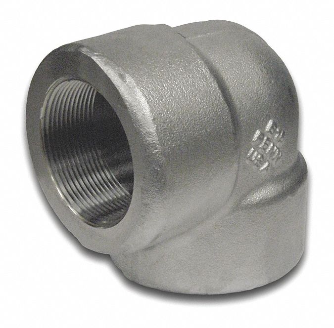 90 Elbow 304/304L SS 1/2 in FNPT