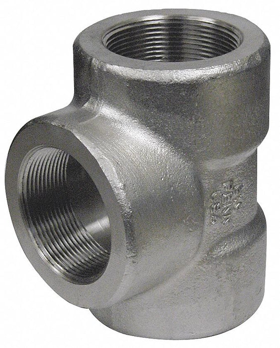 Tee 304/304L SS 2 in Pipe Size FNPT