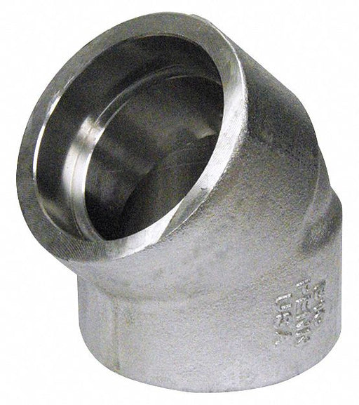 45 Elbow 304/304L SS 2 in Class 3000