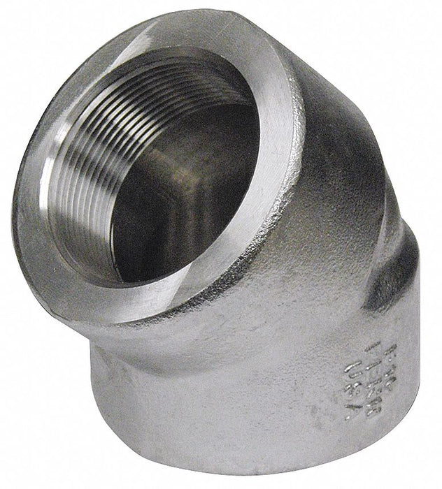 45 Elbow 304/304L SS 2 in Female NPT