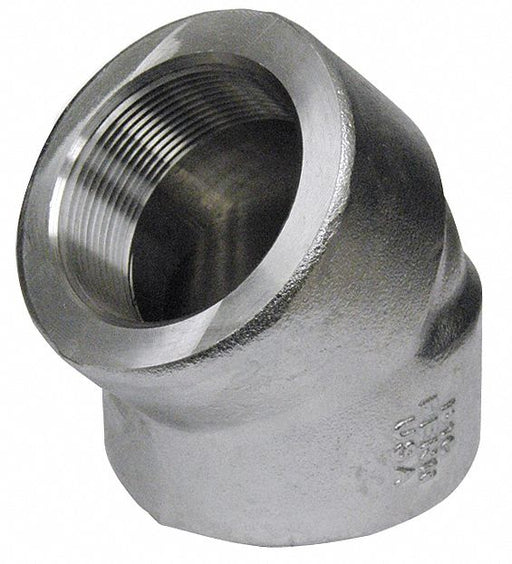 45 Elbow 316/316L SS 3/4 in FNPT