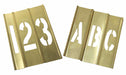 STENCIL NUMB  LTR KIT 1.5In BR 92PCS