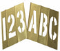 STENCIL NUMB  LTR KIT 6 In BRASS 92PCS
