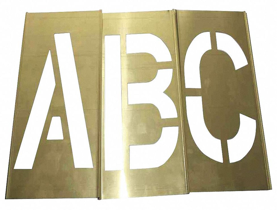 StencilSet CombinationSet Brass 33pcs