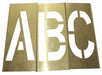 Stencil Set Letter Set Brass 33 pcs