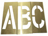 Stencil Set Letter Set Brass 33 pcs