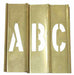 Stencil Set Letter Set Brass 33 pcs
