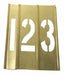 Stencil Set Number Set Brass 15 pcs