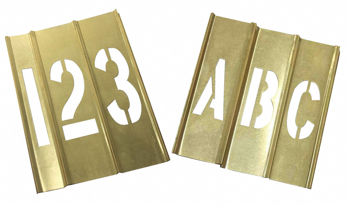 StencilSet CombinationSet Brass 46pcs