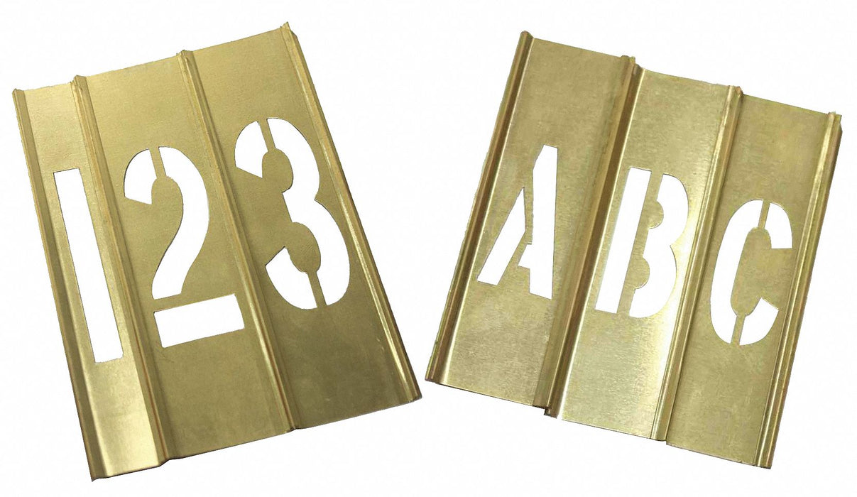 StencilSet CombinationSet Brass 46pcs
