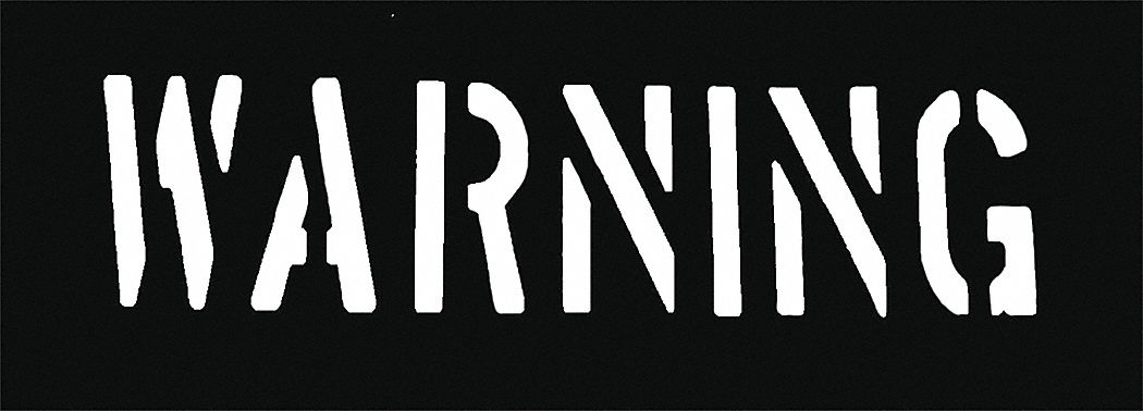 Individual Stencil Message PVC