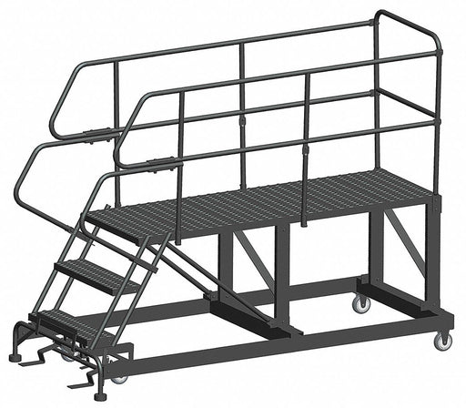 Roll Work Platform Steel Single 30 In.H
