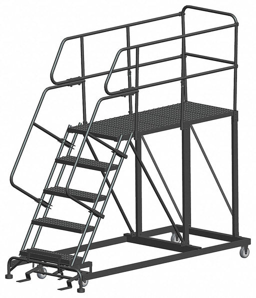 Roll Work Platform Steel Single 50 In.H