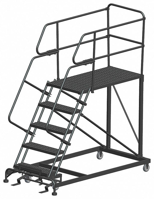 Roll Work Platform Steel Single 50 In.H