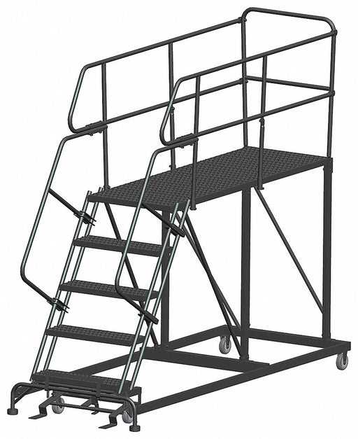 Roll Work Platform Steel Single 50 In.H