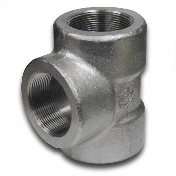 Tee 316/316L SS 1/2 in Class 3000