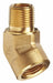 45 Street Elbow Brass 1/4 in NPT