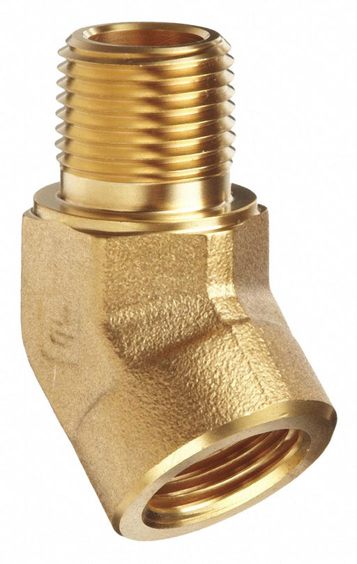 45 Street Elbow Brass 1/4 in NPT