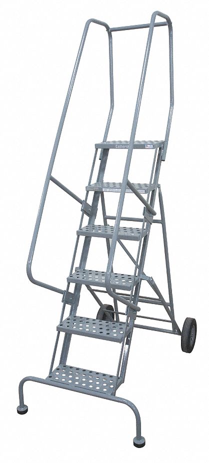 Rolling Ladder Hndrl Platfm 60 In H