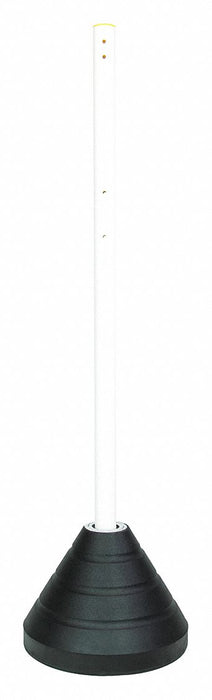 Sign Base with Post Rubber/Plastic