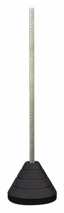Sign Base with Post Rubber/Plastic