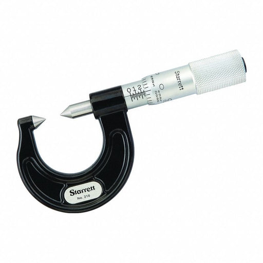 Outside Micrometer 7/8 In Pointed Anvil