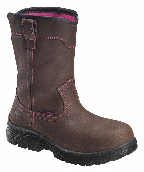 Boot Wellington Brown Leather 9.5W PR