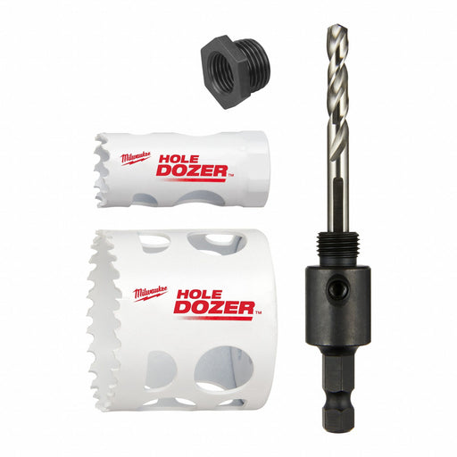 Hole Saw Kit 3pcs Sizes 1 -2.125 