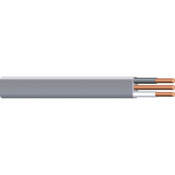 N0521 UndergroundBuildingWire 6AWG Gry 250ft
