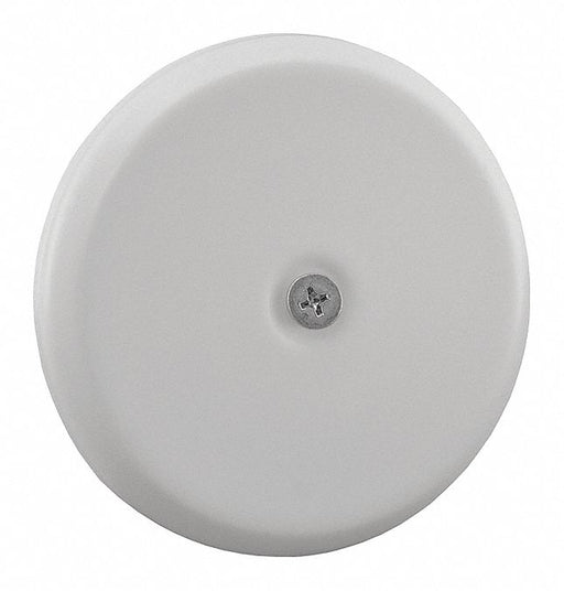 Cleanout Cover Plate White Flat 7-1/4 