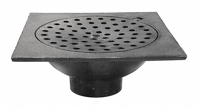 Bell Trap w/Bell No Hub Outlet 9x9x3 