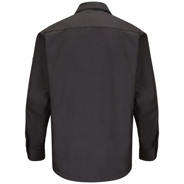 Men's Long Sleeve Two-Tone Crew Shirt