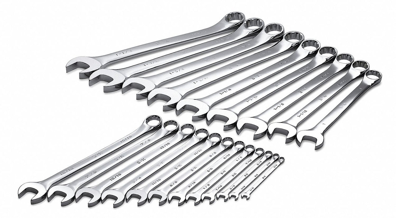 Combo Wrench St Steel Chrome Stnrd Ofst