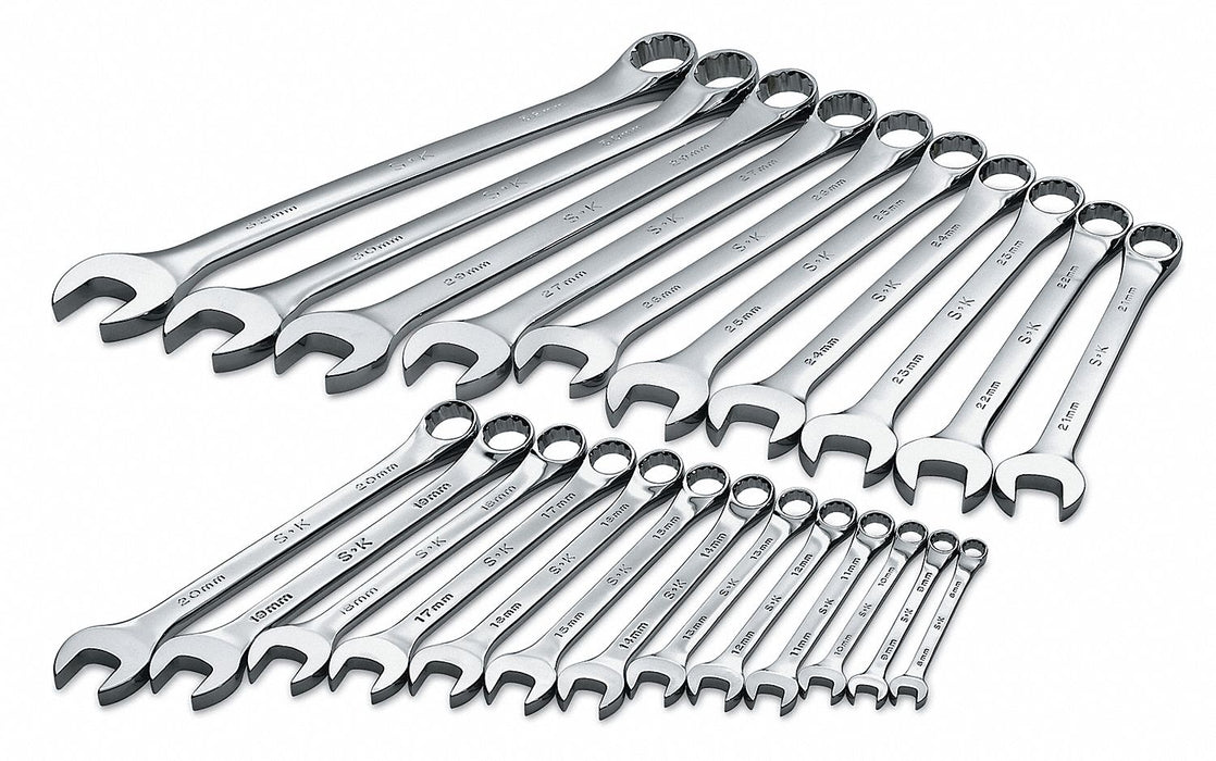 Combo Wrench St Steel Chrome Stnrd Ofst