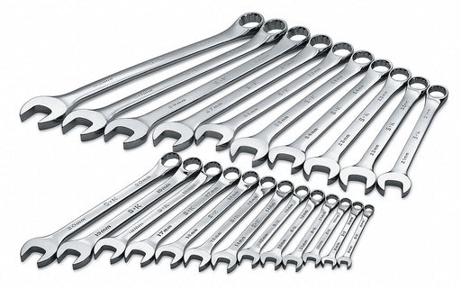 Combo Wrench St Steel Chrome Stnrd Ofst