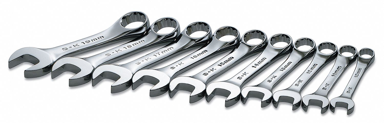Combo Wrench St Steel Chrome Stnrd Ofst