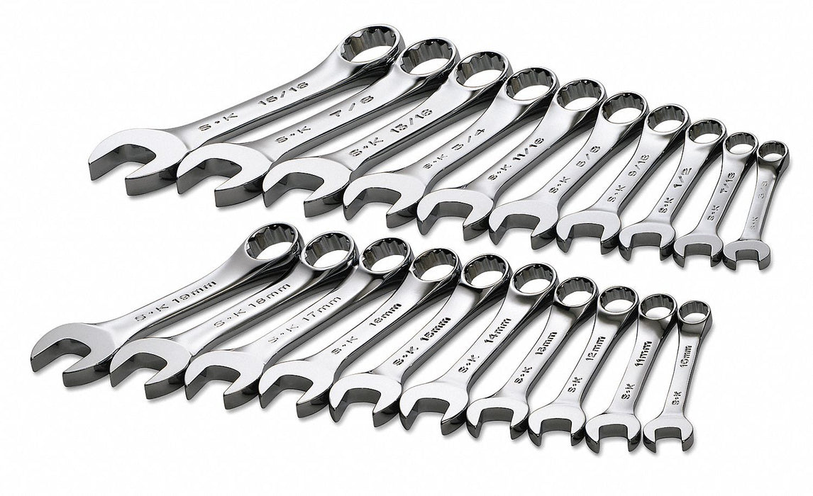 Combo Wrench St Steel Chrome Stnrd Ofst